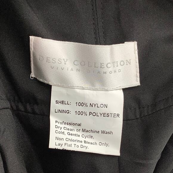 NEW! Dessy Collection Size 2 Marquis Lace Crepe Trumpet Dress $278 msrp I24-3 - Picture 5 of 9